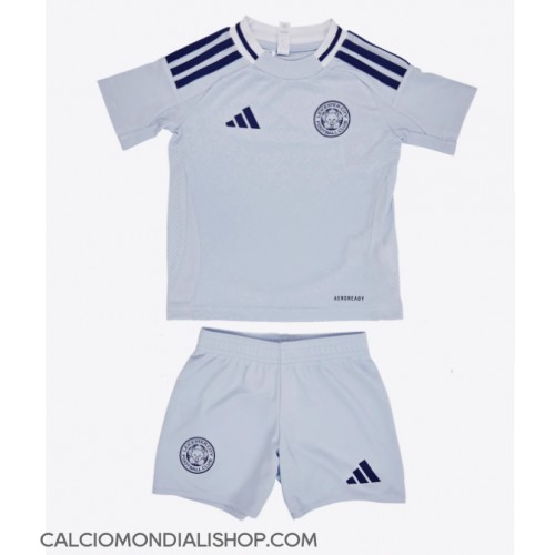 Maglie da calcio Leicester City Terza Maglia Bambino 2024-25 Manica Corta (+ Pantaloni corti)